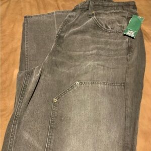 Women black/grey wash Barel Jeans